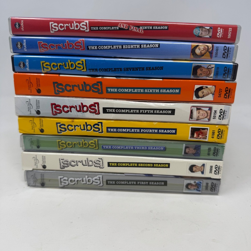 Scrubs The Complete Series Seasons 1-9 DVD Box Set Collection Zach Braff